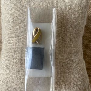Keep Collective Yellow Awareness Ribbon Charm